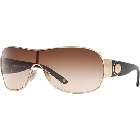 versace womens sunglasses ve2101|Versace VE2101 01 Light Brown Gradient Dark Brown & Gold .